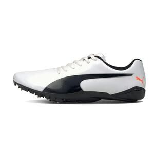 PUMA EvoSPEED Prep Sprint 2 White Black Track Spikes 6.5